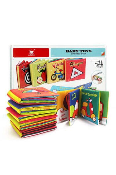 Bebeluc Set de 6 carticele fosnitoare