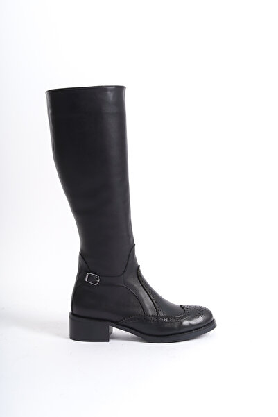 Elile Shoes Hakiki Deri Kışlık Kadın Çizme 33-34-35-41-42-43-44-45 Numara