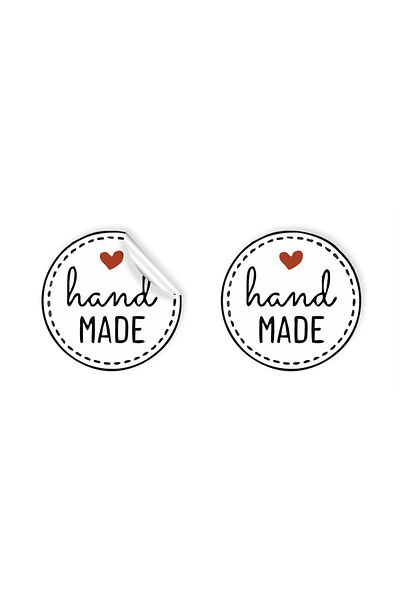 anka design 48 Pieces of Art Stickers - Packaging and Shipping Labels (4X4Cm) - Hand Made