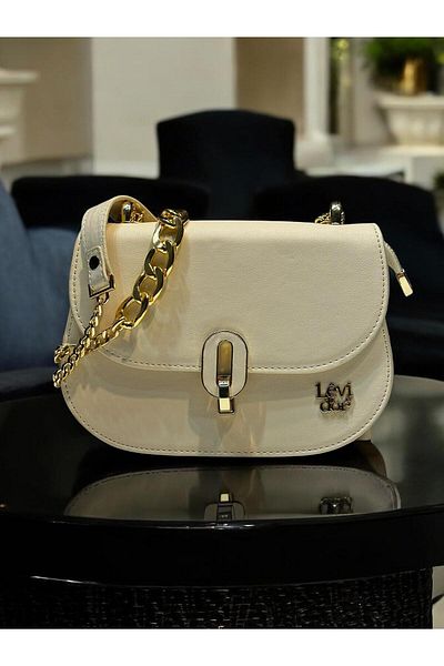 Levidor Faux Leather Shoulder Bag - Special Color Combination, Hand and Arm Design