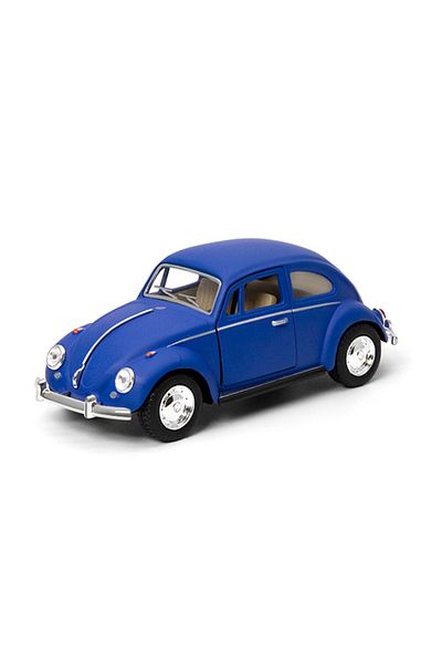 Kinsmart فولكس فاجن تشيك بريك 5 بوصة 1967 كلاسيك بيتل مات أزرق داكن للرجال مقياس أزرق 1/32 ثلاث سنوات 1 قطعة