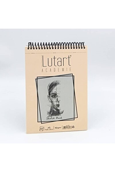Lutart Akademie Spiralli Eskiz Defteri 90 gr Ivory A5 50 Yaprak