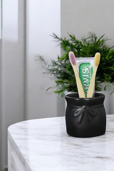 Evene Toothbrush Holder Toothbrush Holder Toothbrush Stand Toothbrush Holder Black Model 8