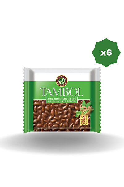 Kahve Dünyası KAHVE DÜNYASI TAMBOL FISTIKLI ÇİKOLATA 77 GR - (6 ADET)