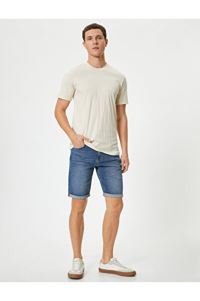 Koton Джинси-бермуди зі складками та кишенями