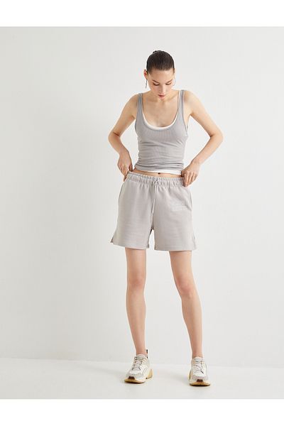 Koton Gray Women's Shorts - 4sal40045ık Model