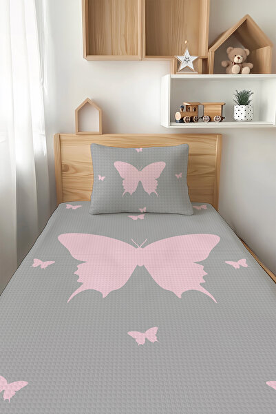 Talia Home طقم بيكيه للأطفال بنمط الفراشة - TLAP-195