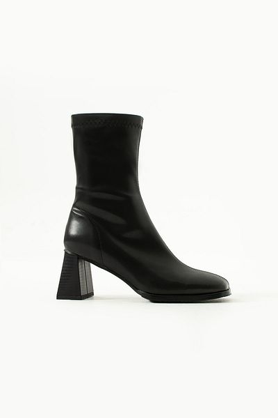 DUXAL SHOES Stretch μποτάκια με μεσαίο τακούνι