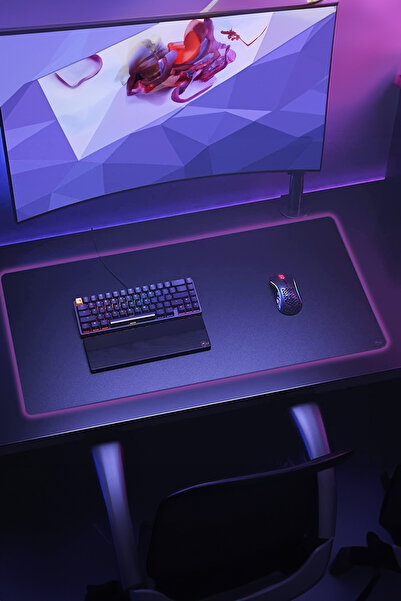 ThenTech 4xl 120*60 Oyuncu Mousepad Masa Boy Hızlı Mat Kenarları Dikişli Sökü...