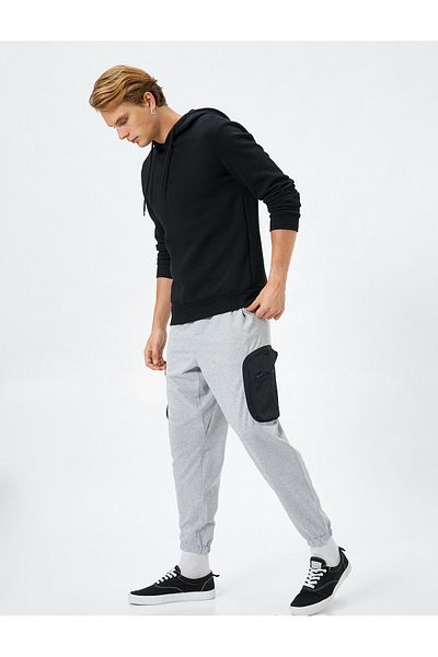 Koton Φούτερ Jogger με λεπτομέρεια στην τσέπη και δαντέλα στη μέση