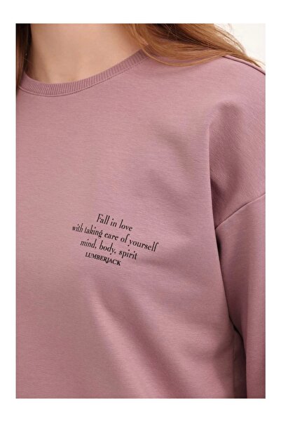 lumberjack A10189823408010 4W Wb Anna 16 4Pr Pastel Mor Kadın Sweatshırt