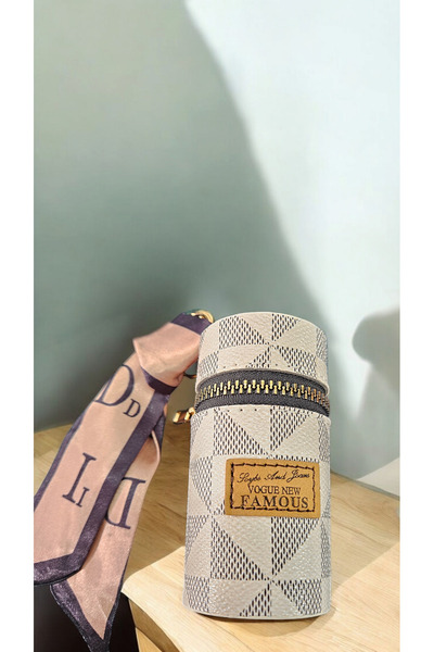 Enanice Beyaz Anahtarlık çanta süsü