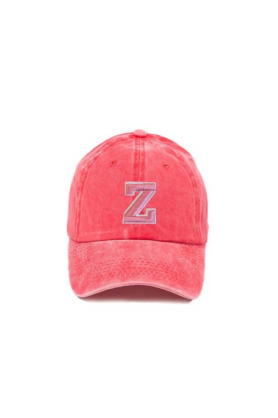 ŞapkaMania Z College Letter Washed Baseball Cap