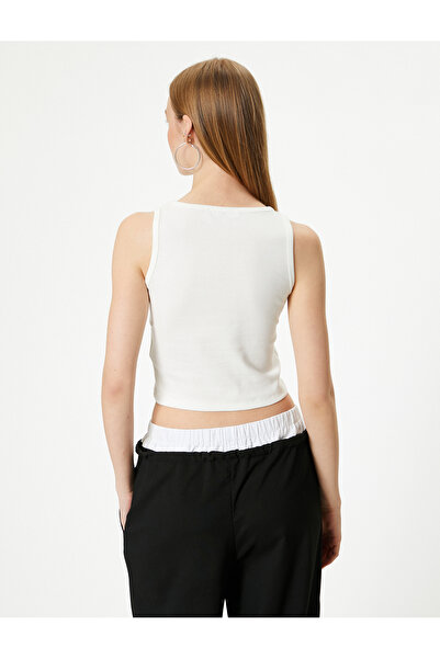 Koton Crew Neck Music Themed Printed Athlete