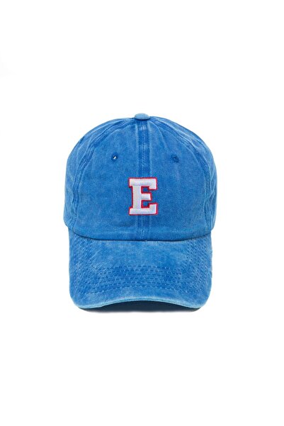 ŞapkaMania E Kolej Fontlu Harfli Yıkamalı Beyzbol Kep