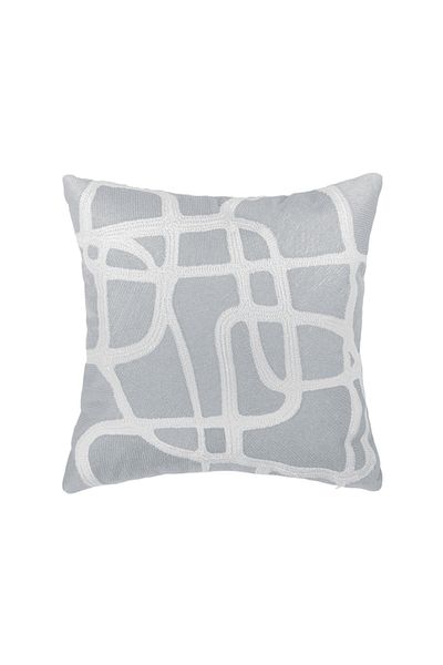 Donetella 1- Piece Modern 45x45 Throw Pillow Cover - Decorative Covers for Cushions, Filling Not Included