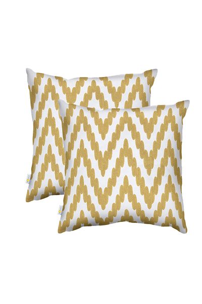 Donetella 2- Pieces Modern 45x45 Throw Pillow Cover - Decorative Covers for Cushions, Filling Not Included