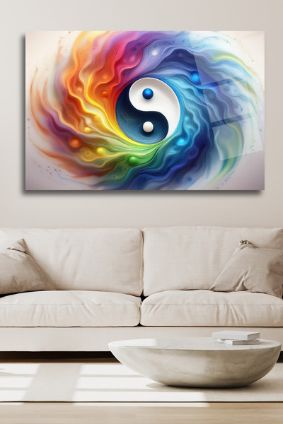 HMDS CONCEPT Yin Yang Balance Sticla Tablo 120