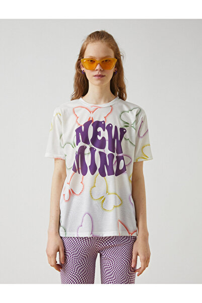 Koton Tričko s krátkým rukávem s potiskem