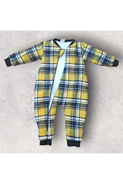 Tosyalı Burak Bebe Lumberjack Fabric Lining Cotton Fiber Winter Baby & Child Sleeping Bag