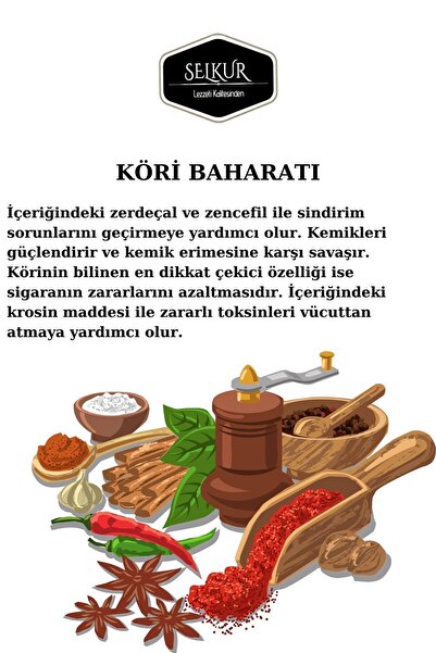 SELKUR Köri Baharatı 150gr
