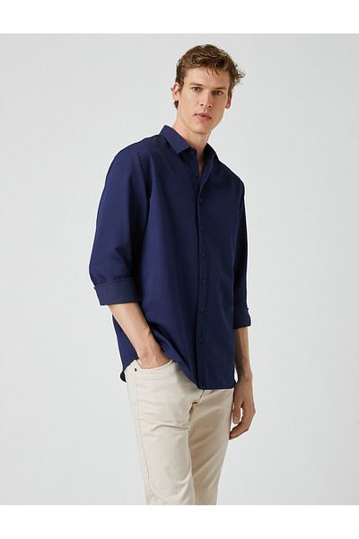 Koton Sports Shirt Slim Fit Non Iron
