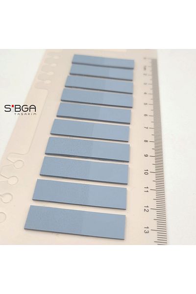 sibga tasarım Transparent Colored Post-It Note Paper - 200 Sheets Bookmark Sticker