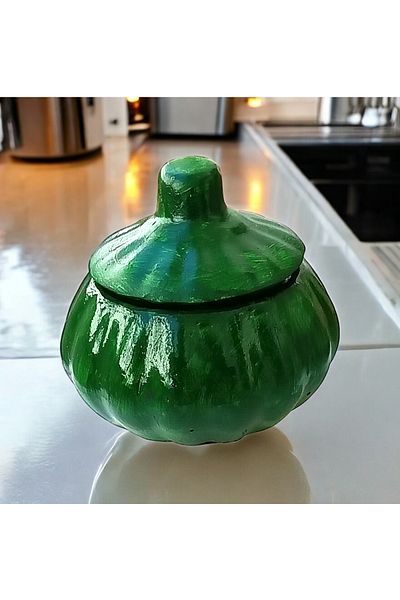 Uğur Böceği Ticaret Sugar Bowl and Serving Gourd Storage Container