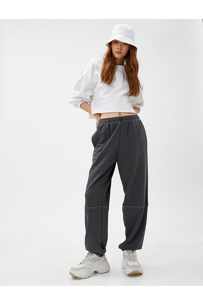 Koton Jogger Sweatpants with Pocket Detail