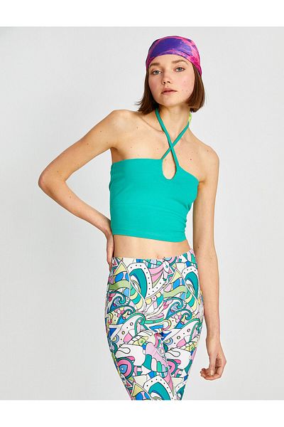 Koton Cross-Tied Crop Athlete