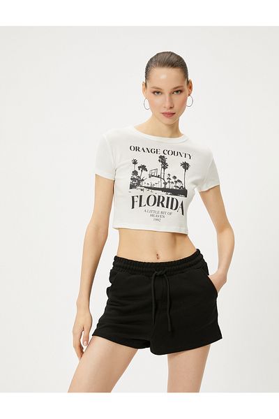 Koton Women's Black Shorts - 4sal40014ık