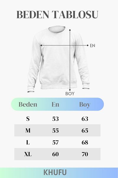 khufu Φούτερ Unisex Grey Straight Cut - Sıfıryaka Unprinted