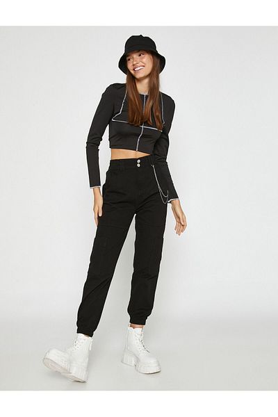 Koton Jogger Trousers with Chain Detail