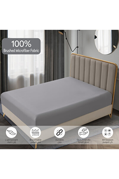 Donetella Fitted Sheet Set – 180x200 cm King Size, 1 Sheet + 2 Pillowcases, 35 cm Deep Pocket