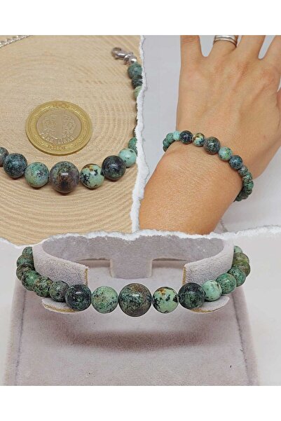 Yasamtohumu Galaxy serija narukvica sa dizajnom afričkog tirkiznog kamena