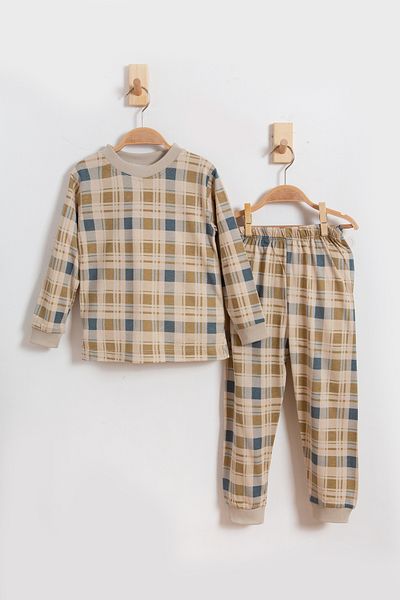 SuAy Baby Children's Pajama Set 100% Cotton Long Sleeve 3-4-5-6 Years