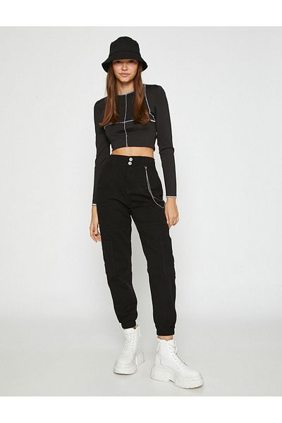 Koton Jogger Trousers with Chain Detail