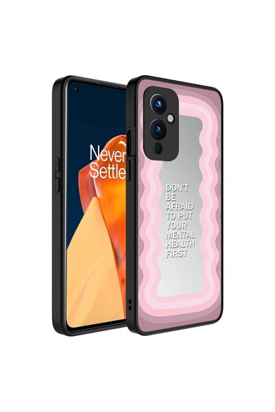 Generic Brand Compatible Case Mirror Cover for One Plus 9 Case Mirror Glossy ...