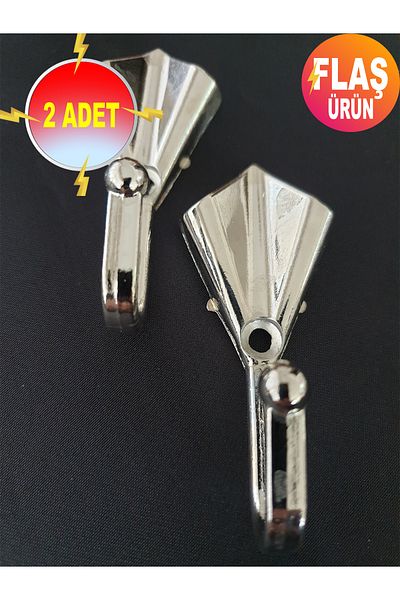 GİZEM SHOP Κρεμάστρα φόντου κουρτίνας Renso 2 τεμαχίων - Εύκολη συναρμολόγηση στο σπίτι Σχεδιασμένη σε σχήμα
