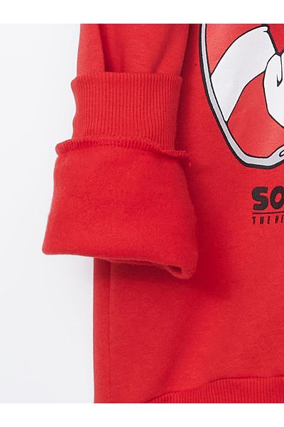 LC Waikiki Lcwk Sonic Printed Boy's Thick Sweatshirt