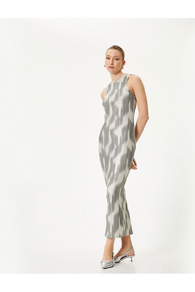 Koton Κορδόνι Glitter LongSlimDress