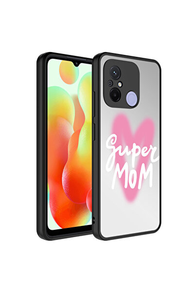 Ummeslem Mirror Cover Compatible with Redmi 12C Case, Mirror Pattern, Camera ...