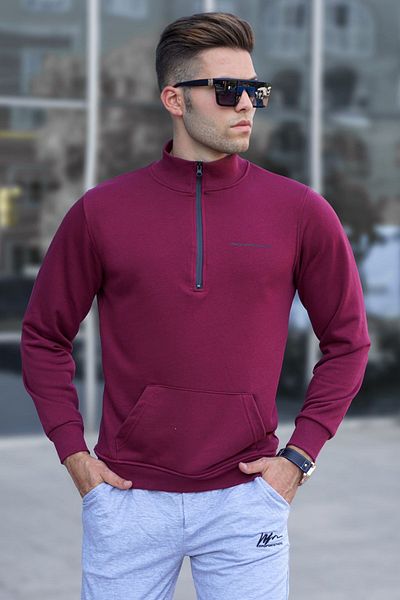 Madmext Ανδρικό φούτερ Claret Red 5300