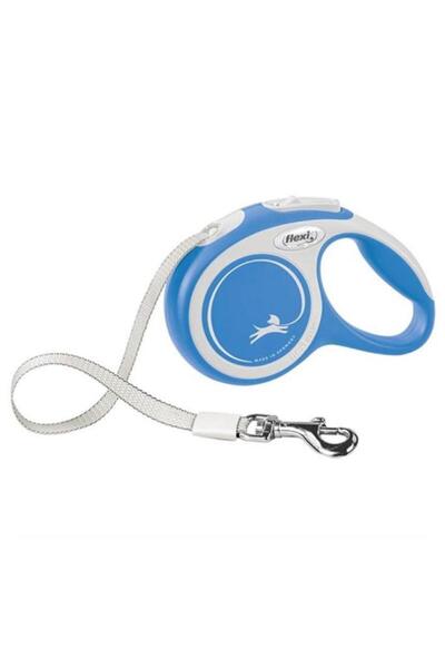 Flexi New Comfort Automatic Blue Strip Travel Small 5 Meters