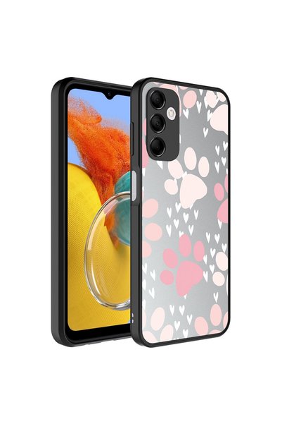 Ahlttiba Mirror Cover Compatible with Galaxy M14 Case Mirror Patterned Camera...