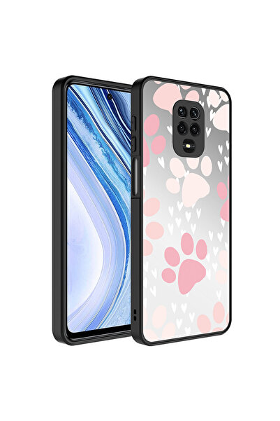 TechTrove Redmi Note 9S Kılıf Aynalı Desenli Kamera Korumalı Parlak Darbe Emi...
