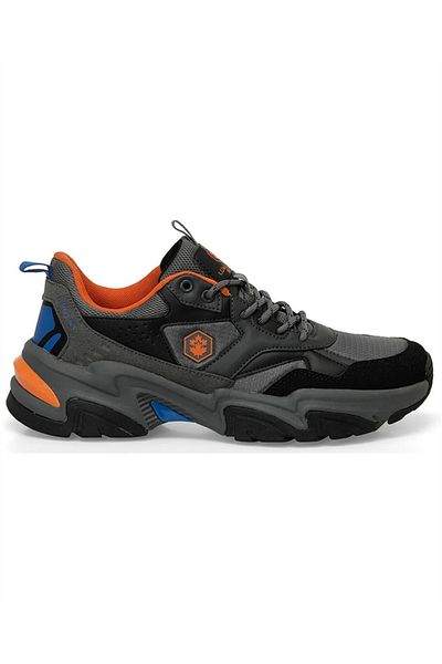 lumberjack Ανδρικά παπούτσια Sneaker Joao 4Pr σε σκούρο γκρι-πορτοκαλί