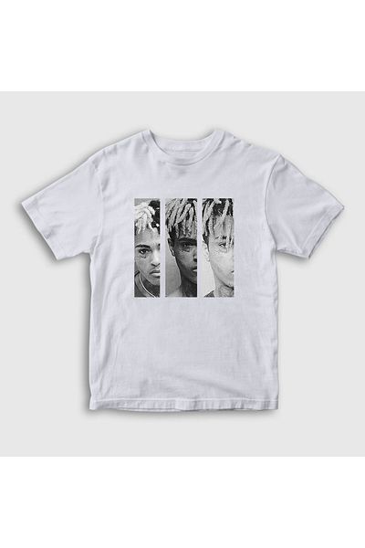 Presmono Tricou unisex copii alb Three Xxxtentacion 49330tt