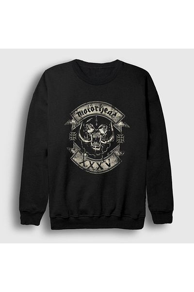 Presmono Унисекс черен суитшърт Xxxv Motorhead 69557tt