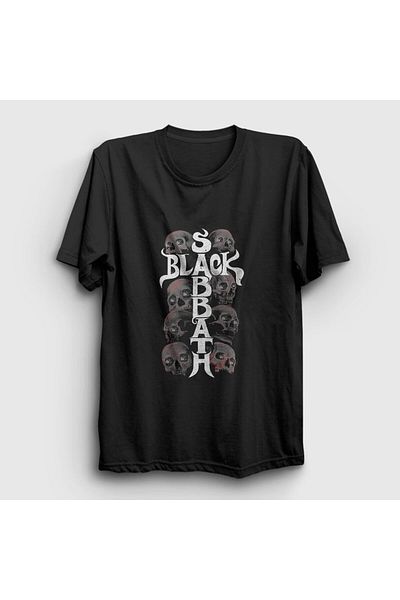 Presmono Μπλουζάκι Unisex Black Skulls Black Sabbath 18130tt